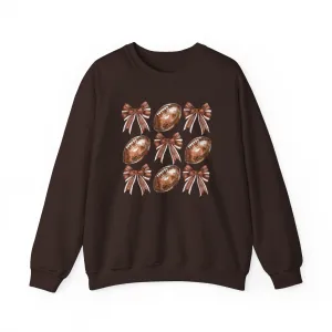 Bows & Footballs Sweatshirt