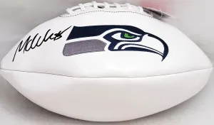 Michael Dickson Autographed Seattle Seahawks Official White Logo Football (Flat) MCS Holo #98836