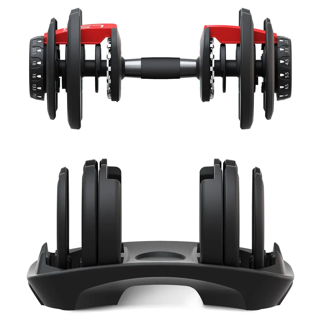 Adjustable 2.5kg-24kg Dumbbells, Smart Lock, LSG (Pairs)