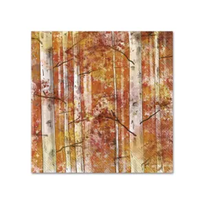 Autumn Birch Paper Beverage Napkins