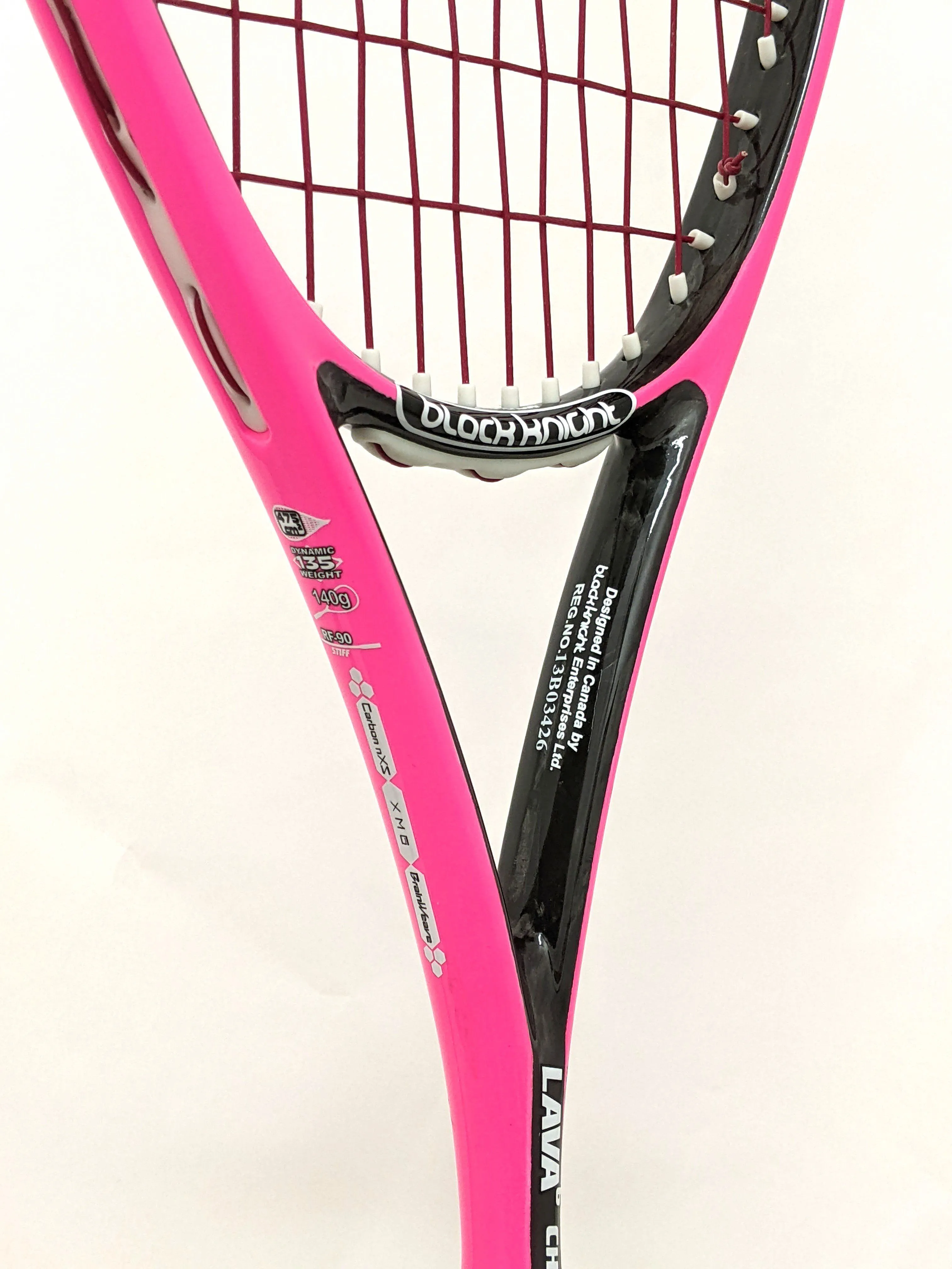 Black Knight Lava 6 Chrome Pink Squash Racquet