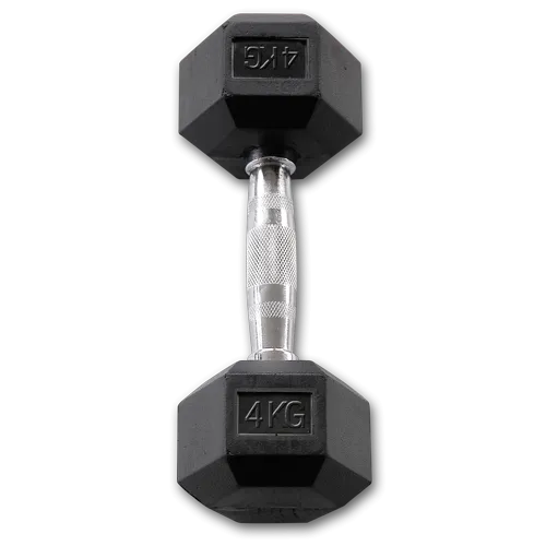 Body-Solid Rubber Coated Hex Dumbbell PACKAGE (235 Kg)