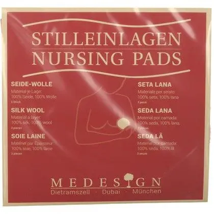 Breastfeeding pads, NURSING PADS Silk, Wool