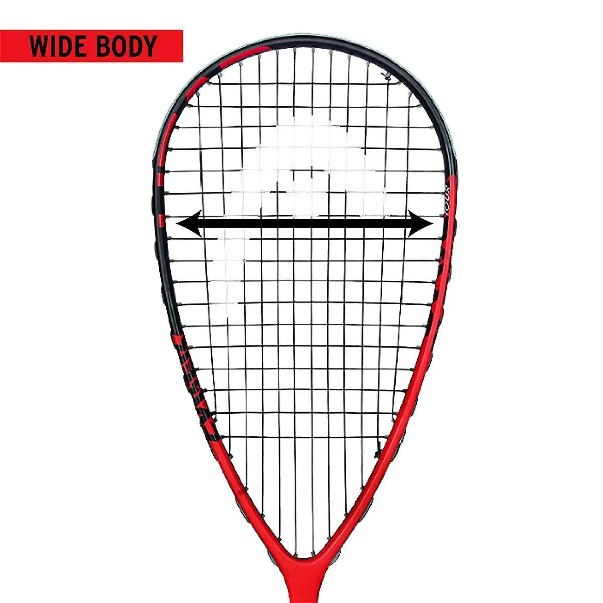 HEAD Cyber Tour Squash Racquet - Navy/Red