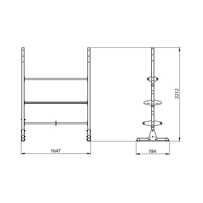 Hit Fitness PWR60 Storage Bay