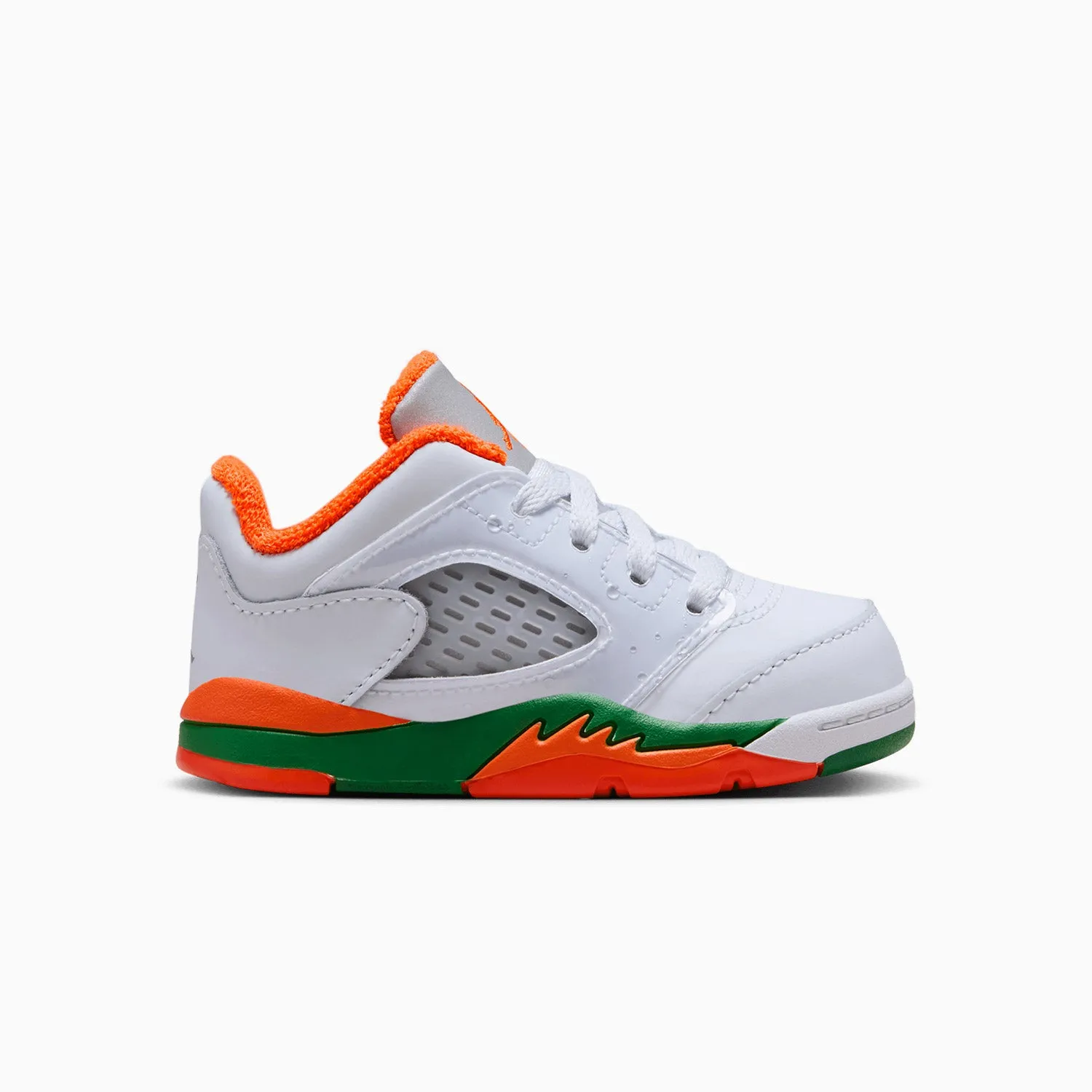 Kid's Air Jordan 5 Retro Low "Miami Hurricanes" Toddlers