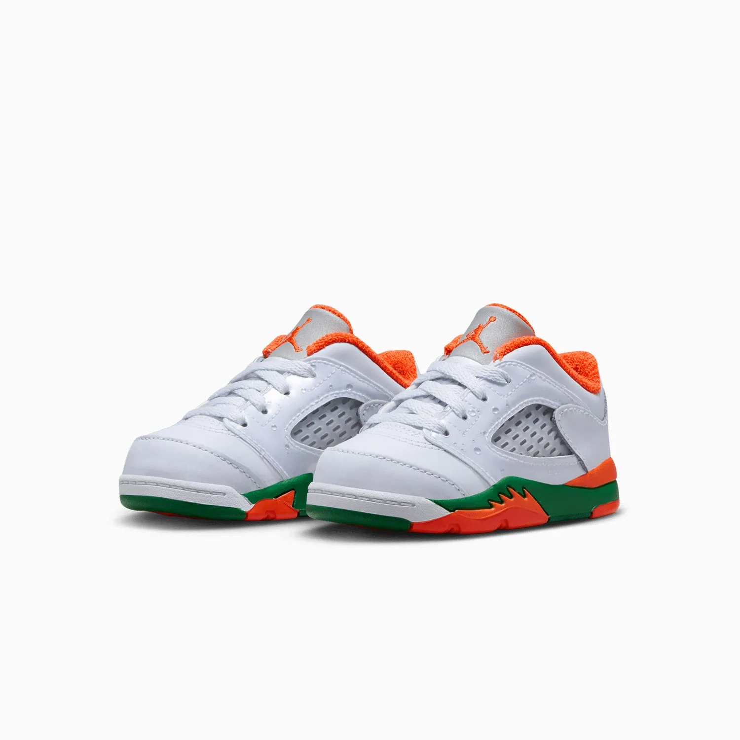 Kid's Air Jordan 5 Retro Low "Miami Hurricanes" Toddlers