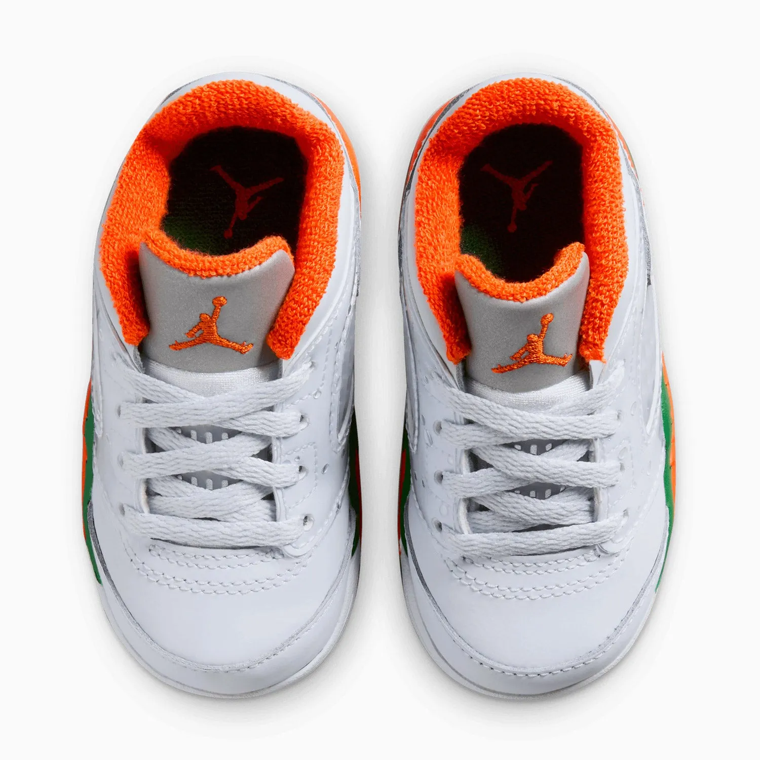 Kid's Air Jordan 5 Retro Low "Miami Hurricanes" Toddlers