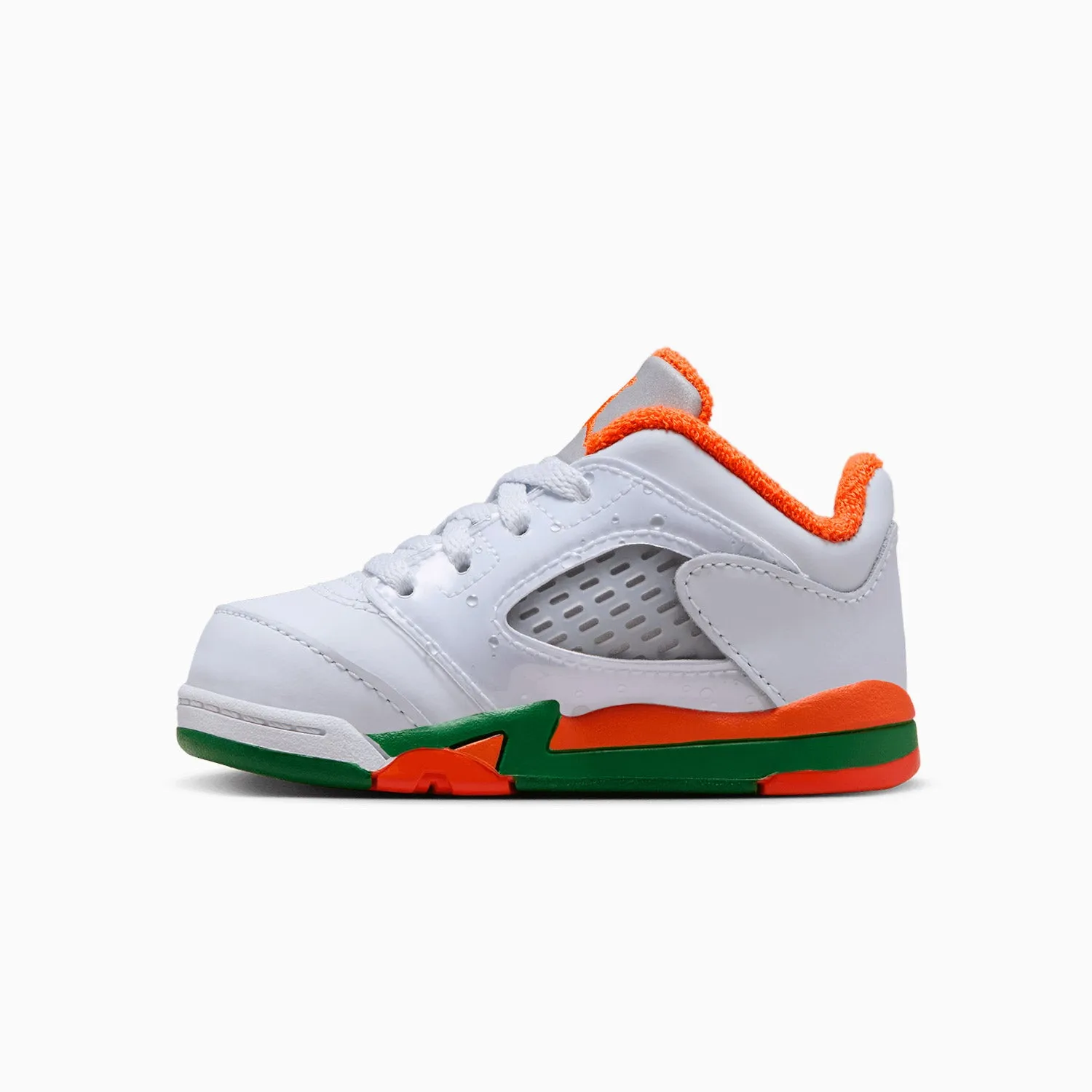 Kid's Air Jordan 5 Retro Low "Miami Hurricanes" Toddlers