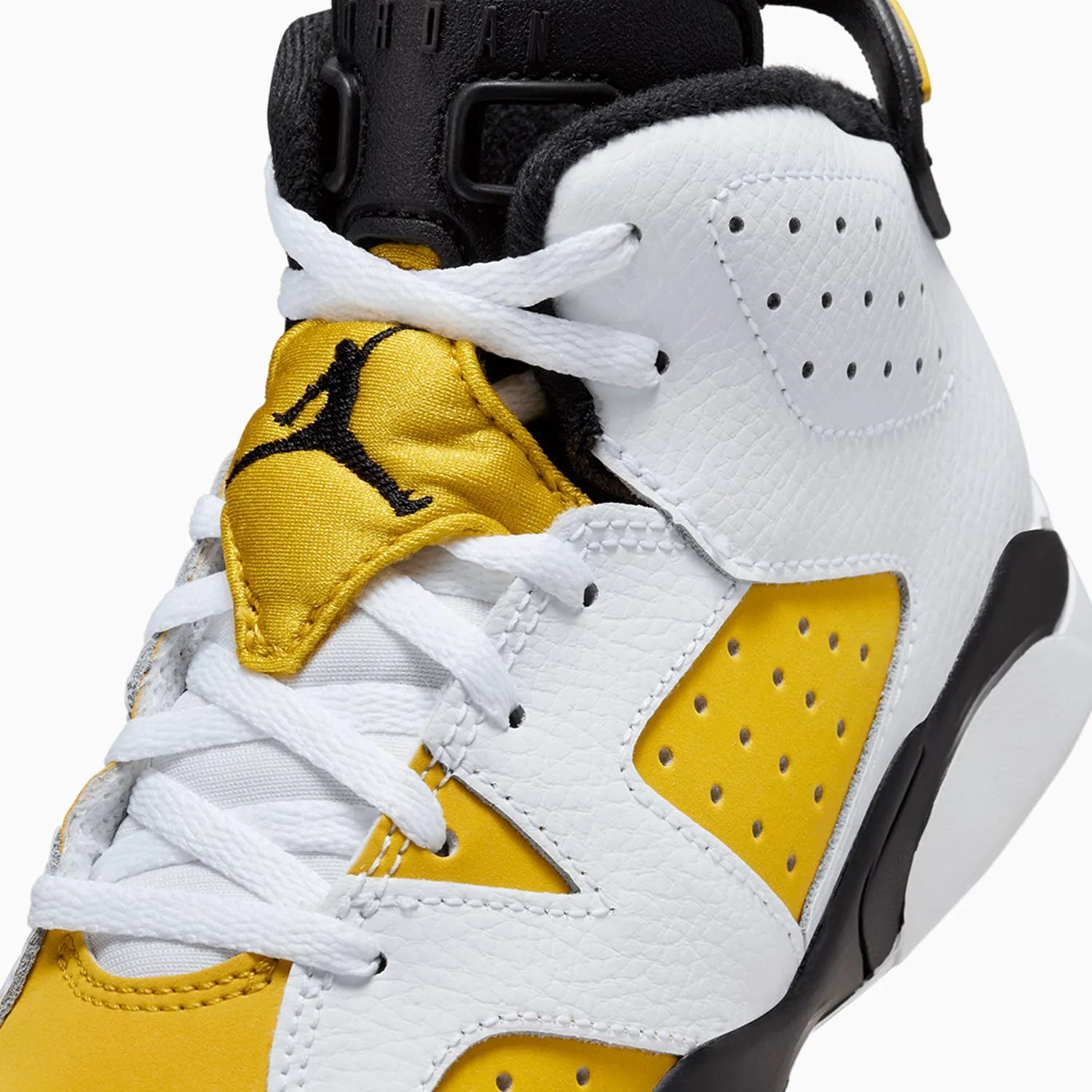 Kid's Air Jordan 6 Retro "Yellow Ochre" Pre School