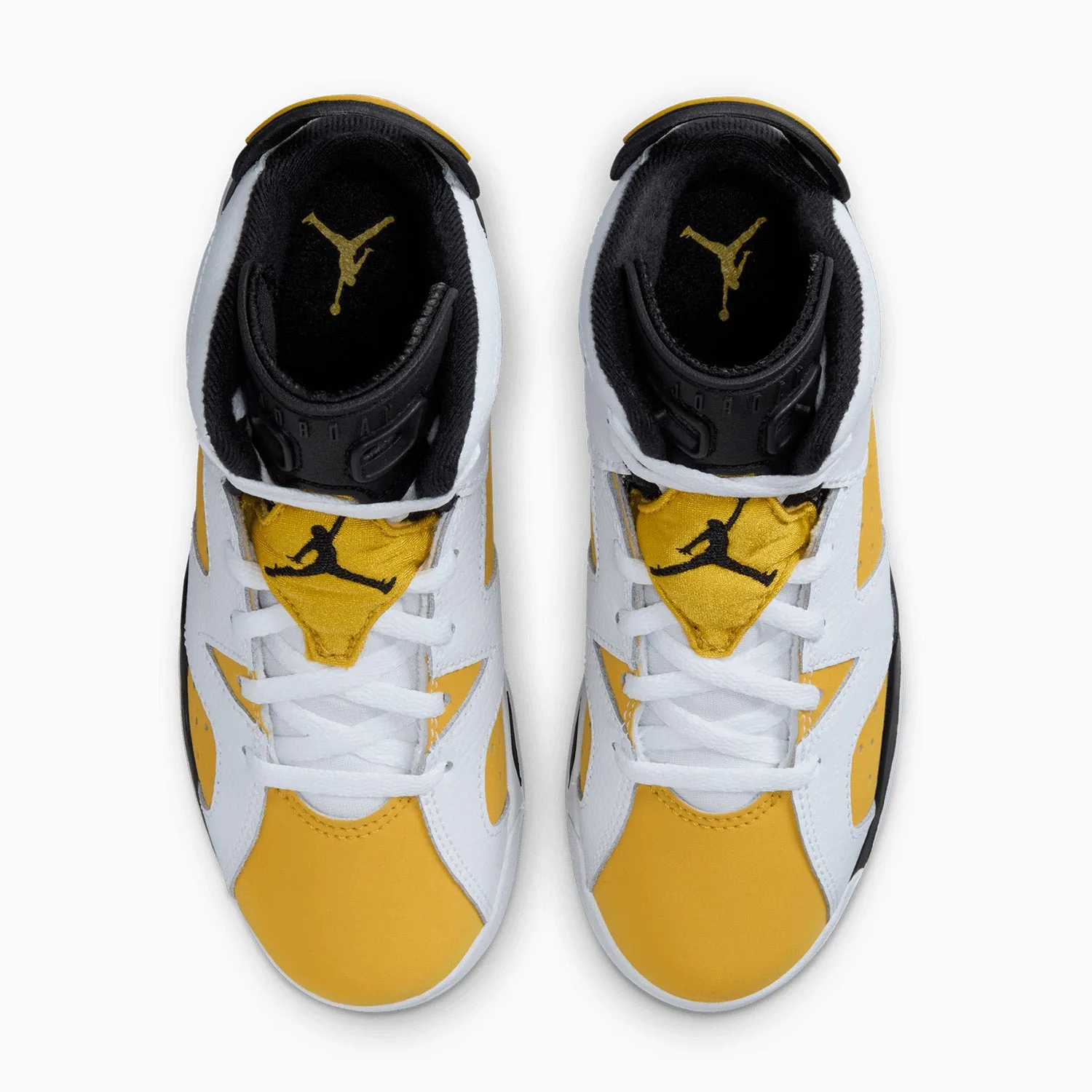 Kid's Air Jordan 6 Retro "Yellow Ochre" Pre School