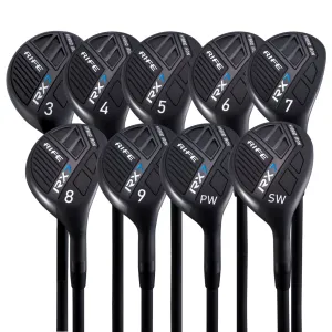 Lady Standard Length Rife RX7 Hybrid Iron Sets & Individual - Graphite Lady Flex