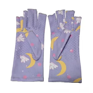 Moon Bunny Compression Gloves with grips