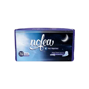 NOFEA DAY/NIGHT MAXI THICK 14 LONG 20 PADS