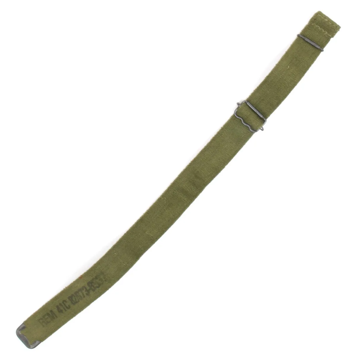 Original British Turtle and Brodie Helmet Elasticized Chin Strap- OD Green