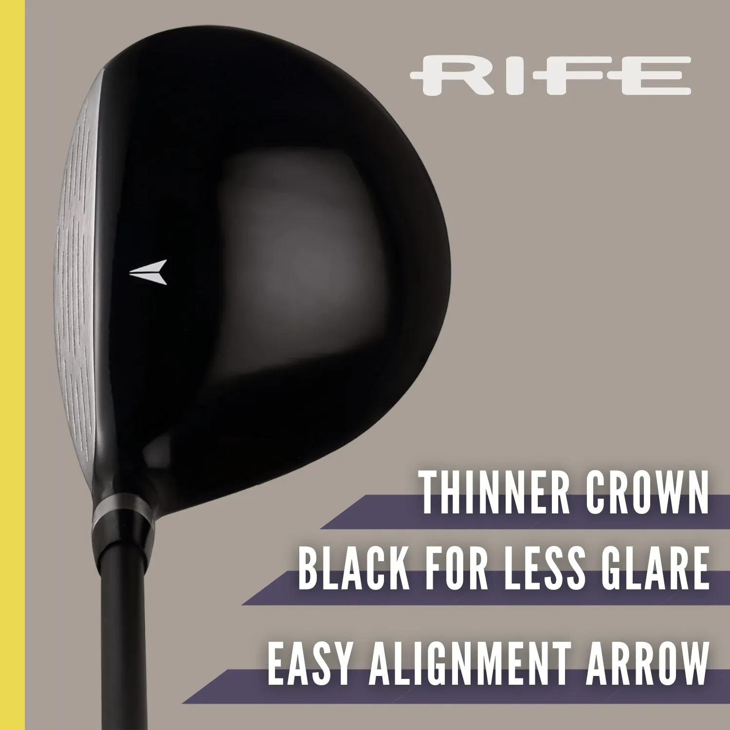 Rife Golf 812s New Straight FACE #3  #5 Fairway Metal Wood Clubs Set Regular Flex with Mens Size Black Pro Velvet Grips Fairway Wood Set   Headcovers