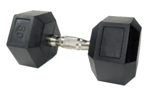 Rubber-Encased Dumbbells