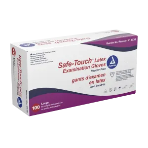 Safe-Touch® Powder-Free Latex Exam Gloves