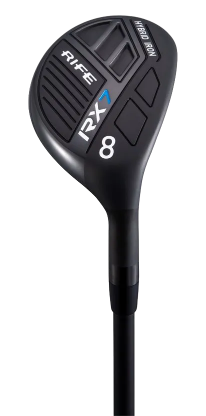 Senior Lady Standard Length Rife RX7 Hybrid Iron Sets & Individual - Graphite Senior "A" Flex