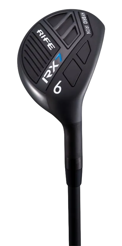 Senior Lady Standard Length Rife RX7 Hybrid Iron Sets & Individual - Graphite Senior "A" Flex