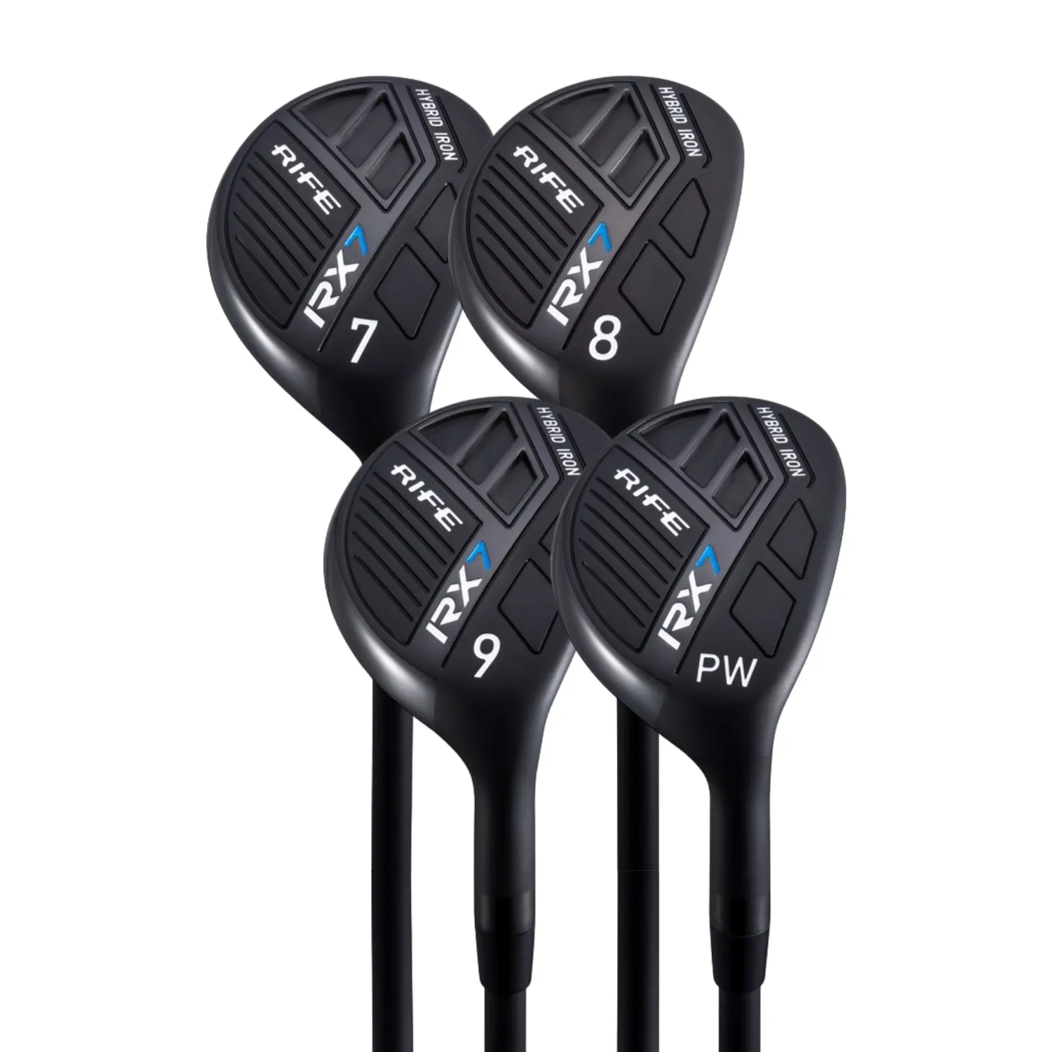 Senior Lady Standard Length Rife RX7 Hybrid Iron Sets & Individual - Graphite Senior "A" Flex