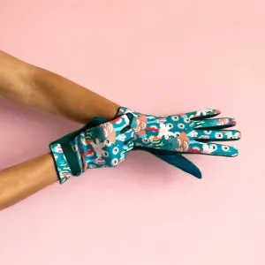 Retro Psychedelic-Patterned Gloves Inspired by The Beatles - Limited Edition