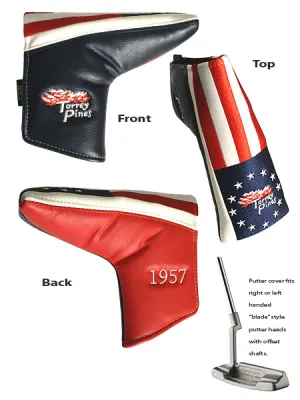 Torrey Pines Stars and Stripes Putter Cover