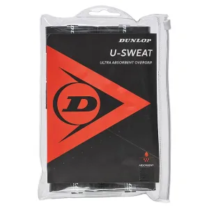 U Sweat 12 Pack Tennis Overgrip Black