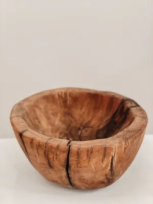 Wood Media Bowl