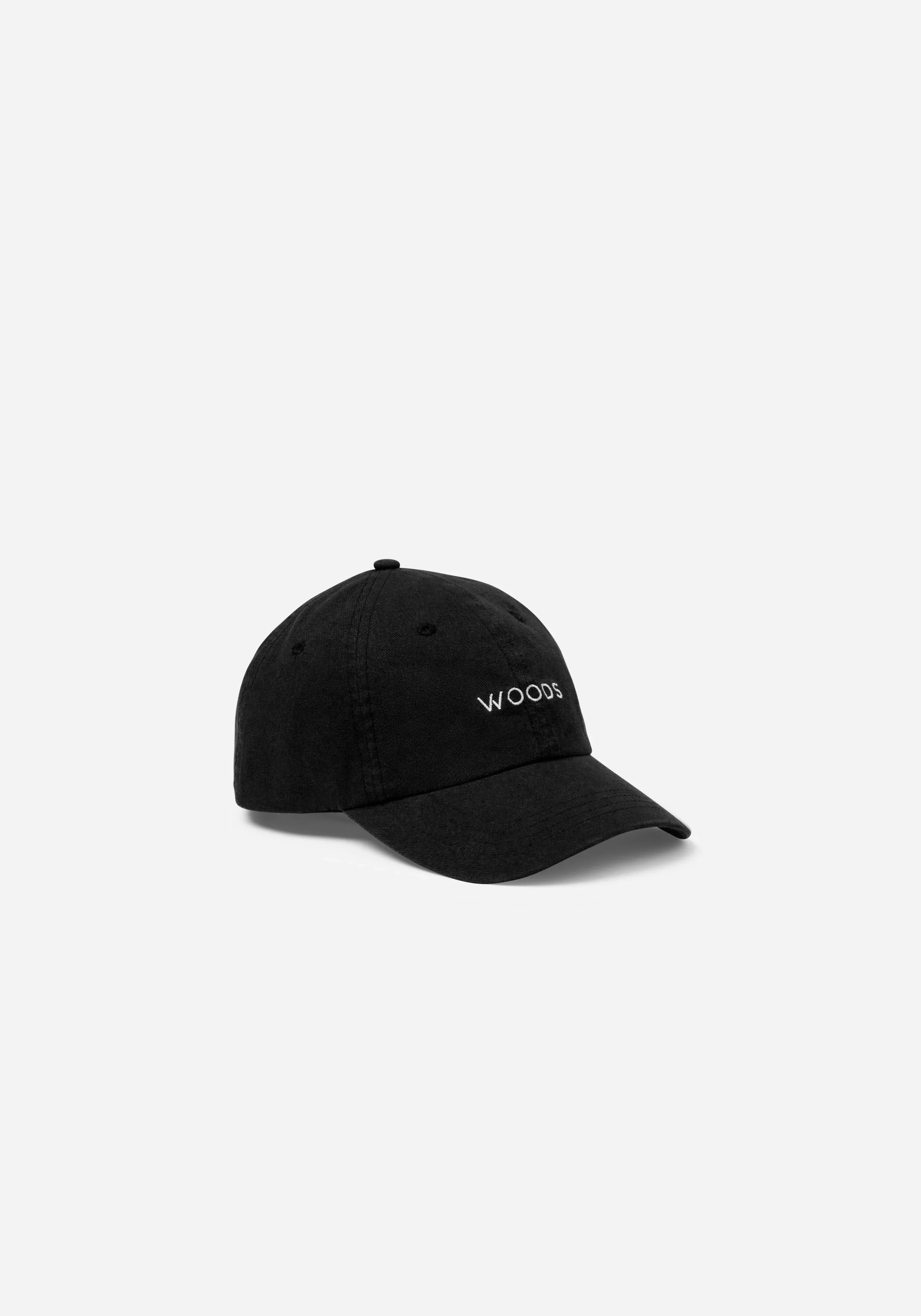 WOODS VINTAGE CAP BLACK