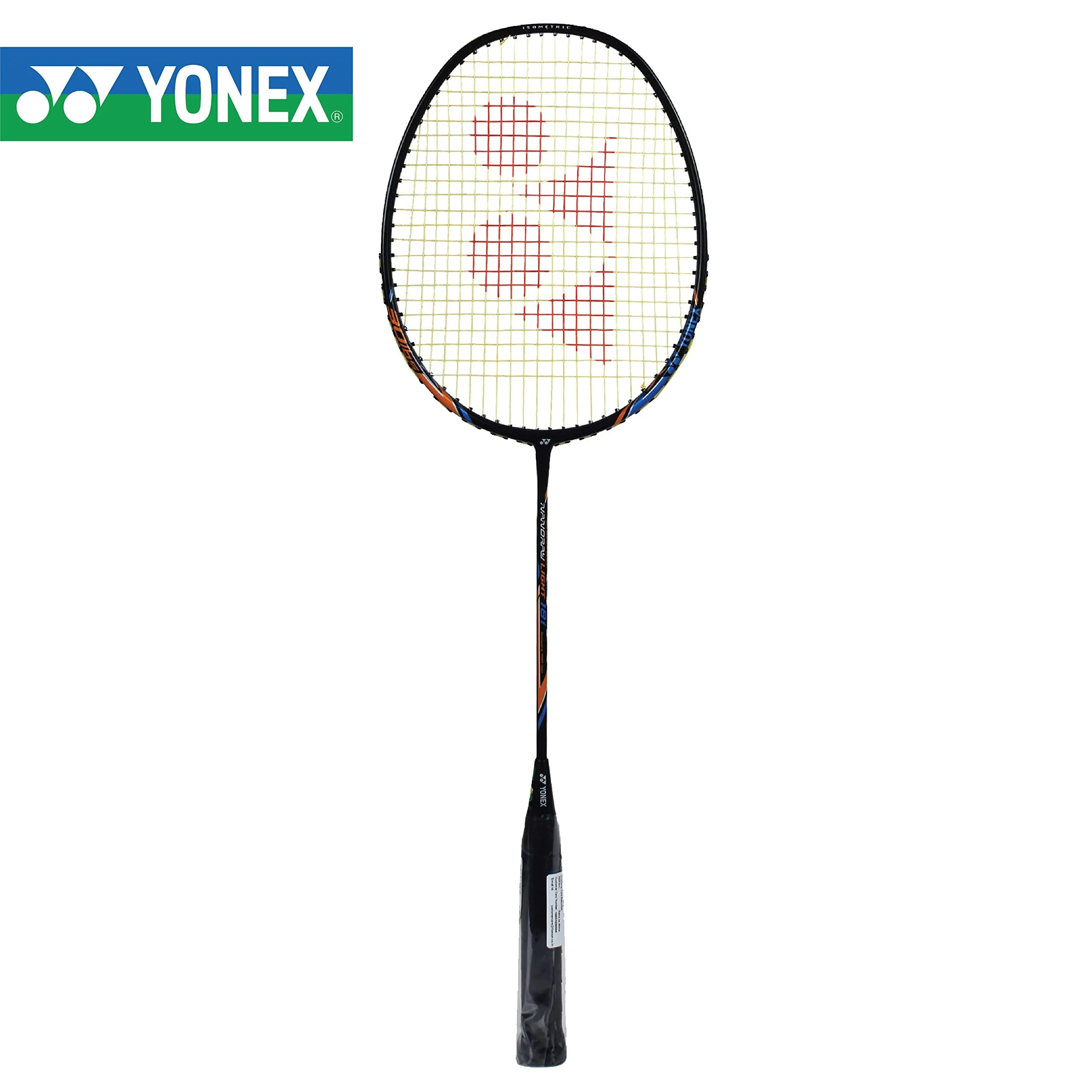 Yonex Nanoray Light 18i  Badminton Racquet | Color: Black | Size: G4-5U | Material: Graphite | With Full Cover | Ultra-Light Weight: 77 Gram | Tension: 30 Lbs | Nanoscience Technology | Isometric Head